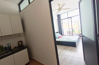 1 Bedroom apartment for rent with balcony on To Hien Thanh street