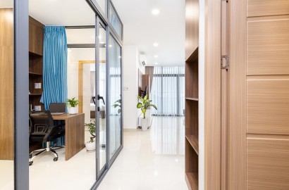 Cho thuê căn hộ 2 phòng ngủ, 2 nhà vệ sinh, ban công đường Nguyễn Văn Hưởng