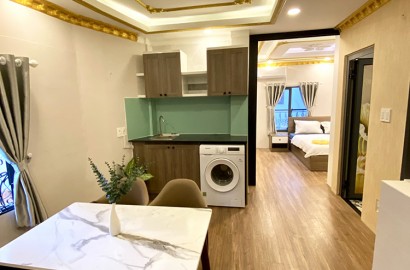 Wooden floor 1 bedroom apartment on Phan Dinh Phung street