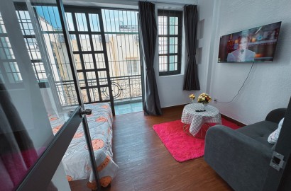 1 Bedroom apartment for rent with balcony on Dien Bien Phu street