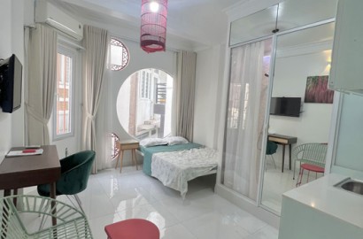 Serviced apartmemt for rent on Nguyen Thi Minh Khai street in District 1