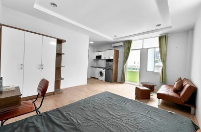 Serviced apartmemt for rent with balcony on Nguyen Bieu Street