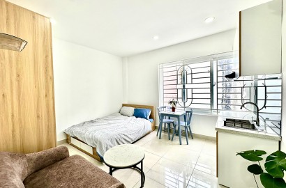 Cho thuê căn hộ dịch vụ cửa sổ thoáng đường Lê Văn Thọ