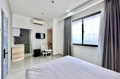 Serviced apartmemt for rent on Nguyen Duy Duong Street near An Dong Market