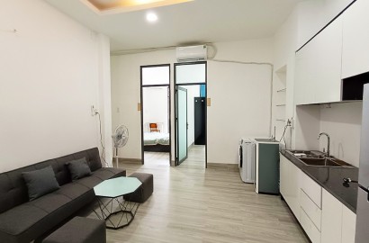 2 Bedrooms serviced apartment with balcony, fully furnished on Ky Dong street