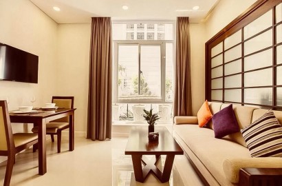 1 Bedroom apartment for rent with balcony in Saigon Pearl Villas