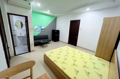 Studio apartmemt for rent on Huynh Man Dat street