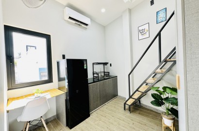 Cho thuê Duplex mới, có cửa sổ đường Nguyễn Thượng Hiền