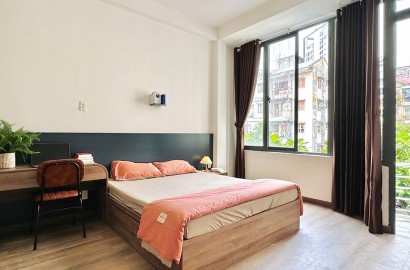 Serviced apartmemt for rent with balcony in District 1 on Hoang Sa Street