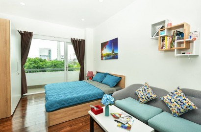 1 Bedroom apartment for rent in District 1 on Hoang Sa Street