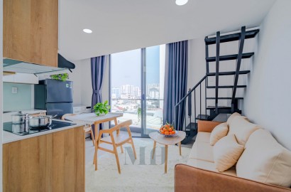 New duplex apartment with fully furnished, balcony on Tran Xuan Soan street