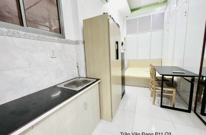 Studio apartmemt for rent on Tran Van Dang street