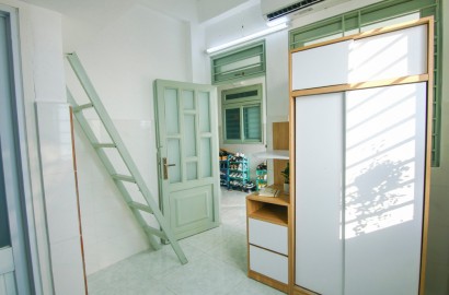 Attic studio apartment for rent on Duong Quang Ham street - Go Vap District