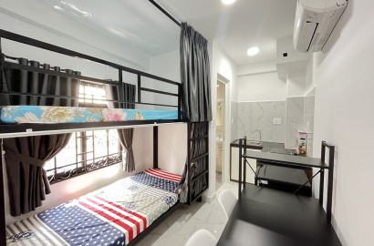Studio with bunk beds for rent on Nguyen Van Cong street in Go Vap District