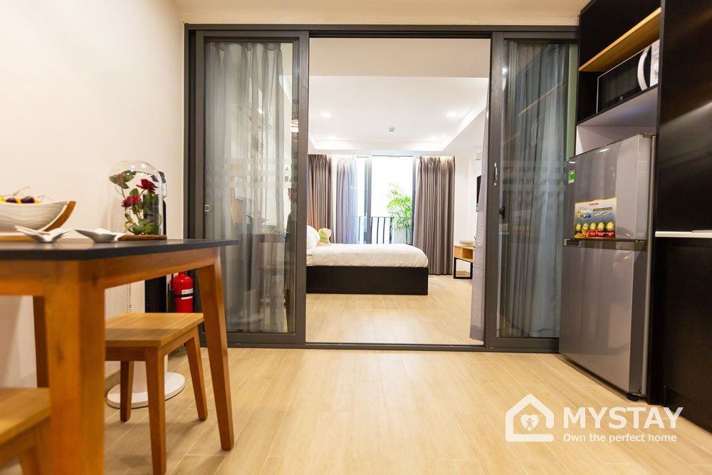 Cho thuê căn hộ 1 phòng ngủ hiện đại, đầy đủ tiện nghi đường Lê Văn Sỹ