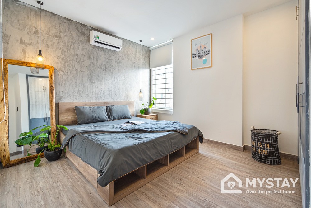 Cho thuê căn hộ 2 phòng ngủ thiết kế đẹp, ban công lớn đường Nguyễn Văn Thủ