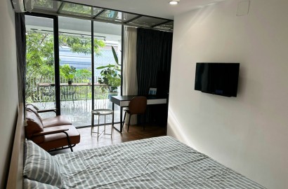 Serviced apartment for rent with balcony near Aeon Mall Binh Tan