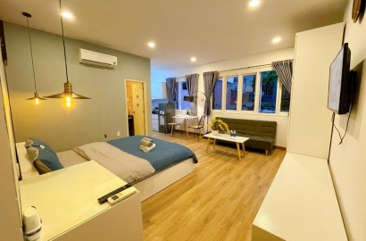 Serviced apartmemt for rent with bathtub on Nguyen Cong Tru street