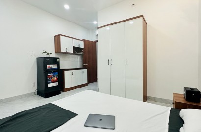 New studio apartmemt for rent on No Trang Long street in Binh Thanh district