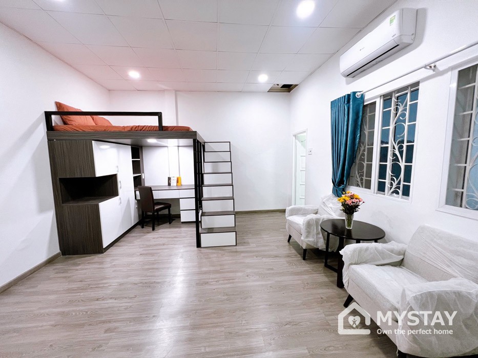 Serviced apartmemt for rent on Tran Quoc Hoan street in Tan Binh District