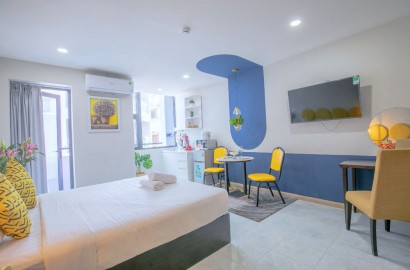 Beautifully designed serviced apartment with balcony on Dang Dung street