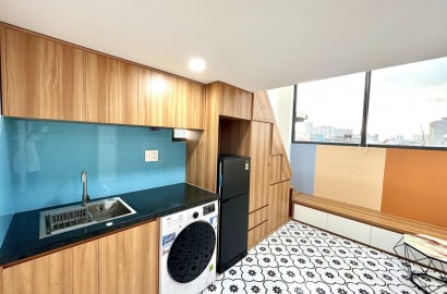 Bright Duplex apartment for rent on Tran Xuan Soan street in D7