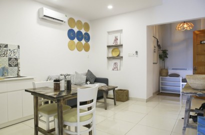 1 Bedroom apartment for rent with balcony on Tran Quy Khoach street near Tan Dinh Market