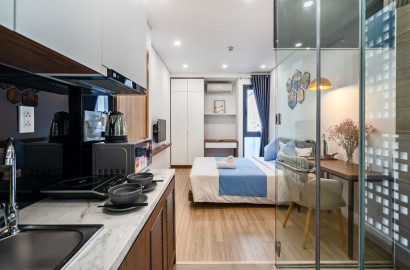 Modern, comfortable serviced apartment on Nguyen Trai street