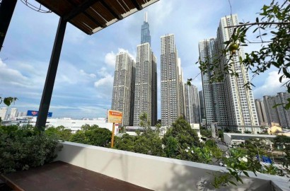 Penthouse 1 bedroom for rent with balcony nice view on Nguyen Huu Canh Street