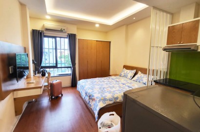 Wooden floor serviced apartment for rent in District 1 near Ben Thanh Market