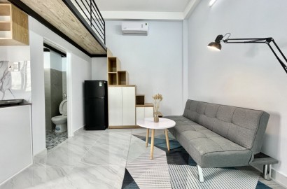 Duplex apartment for rent on Go Dau street