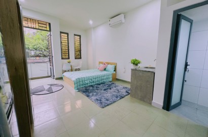 Spacious Studio apartmemt for rent with balcony on Phan Dinh Phung street