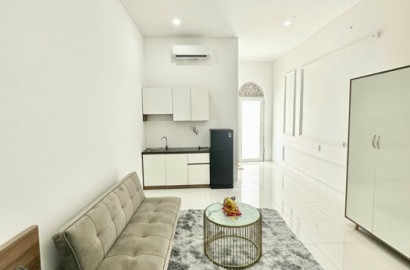 Studio apartmemt for rent on with fully furnished on Thong Nhat street