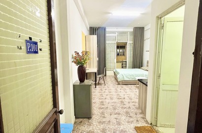 Serviced apartmemt for rent with balcony on Nguyen Van Thu street - District 1