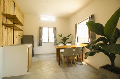1 Bedroom apartment for rent with balcony on Ho Ba Kien Street