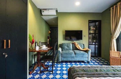 Indochine style serviced apartment in the center of District 3