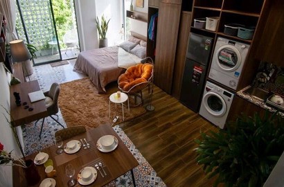 Luxury and charming studio apartment in Binh Trung Tay area