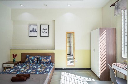 Studio apartment with balcony on Pham Viet Chanh street