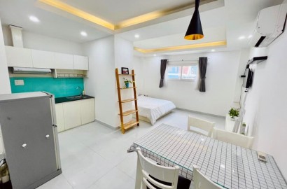 Studio apartment with elegant design, light tones on Nguyen Thi Minh Khai street