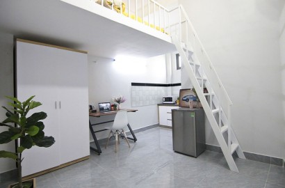 Attic studio apartment for rent near Go Vap Market