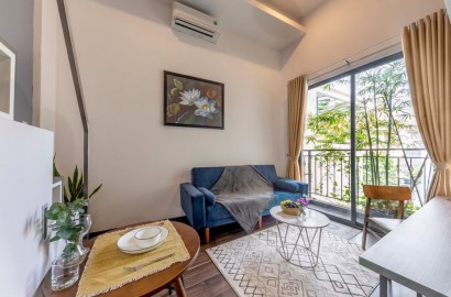 Luxurious duplex with nice balcony near Thi Nghe Bridge