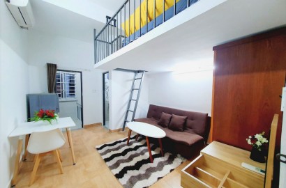 Apartment with a large loft, separate from the kitchen on Dong Xoai street