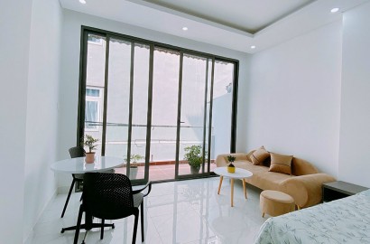 Cho thuê căn hộ 1 phòng ngủ ban công rộng đường Huỳnh Văn Bánh