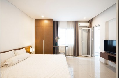 Cho thuê căn hộ 1 phòng ngủ ban công, máy giặt riêng khu Thảo Điền