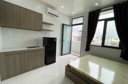Studio apartment with large balcony in Binh Thanh district