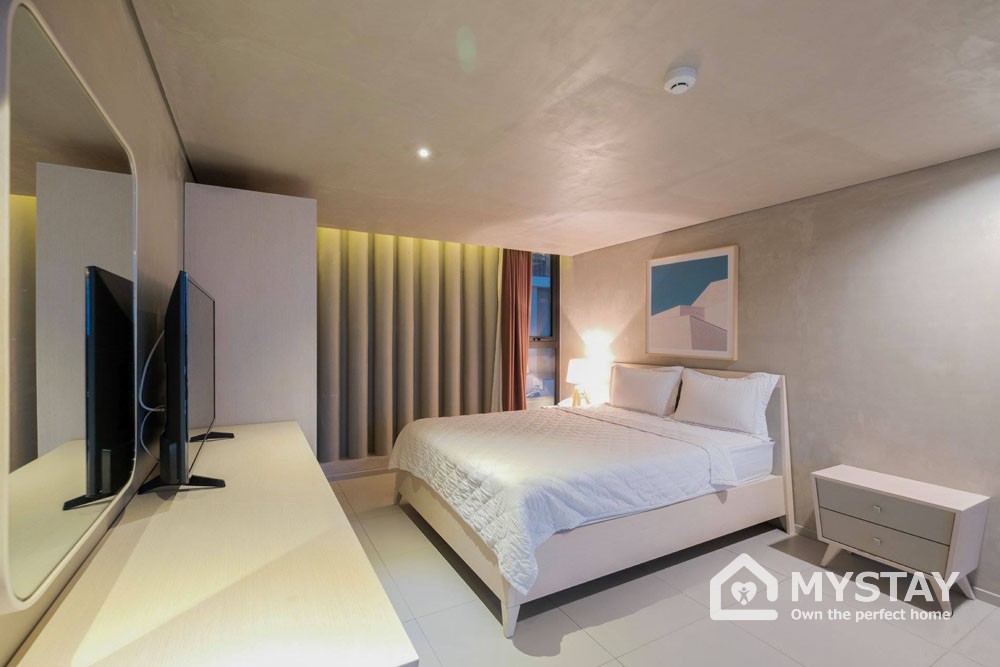 Cho thuê căn hộ Duplex 1 phòng ngủ, đầy đủ nội thất, tràn ngập ánh sáng tự nhiên khu Bình An