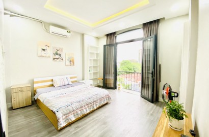 1 bedroom apartment with balcony, open view on Nguyen Trai street