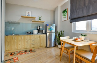 Serviced apartment with natural light on Le Van Sy street