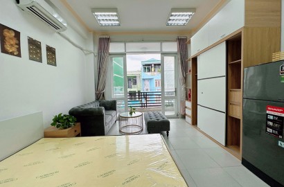 Serviced apartment with balcony on Bui Huu Nghia street