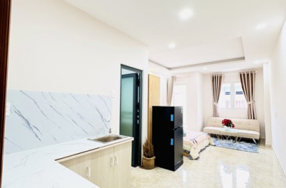 Serviced apartmemt for rent with balcony on No Trang Long street - Binh Thanh District